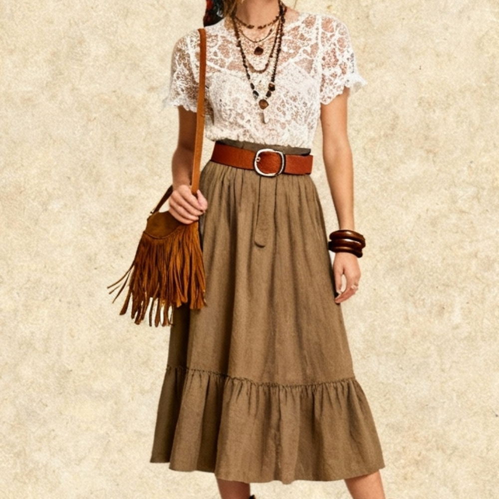 Boho Chic Bundle - Mystery Boho Box - Lace - Fringe - Patchwork - Leather